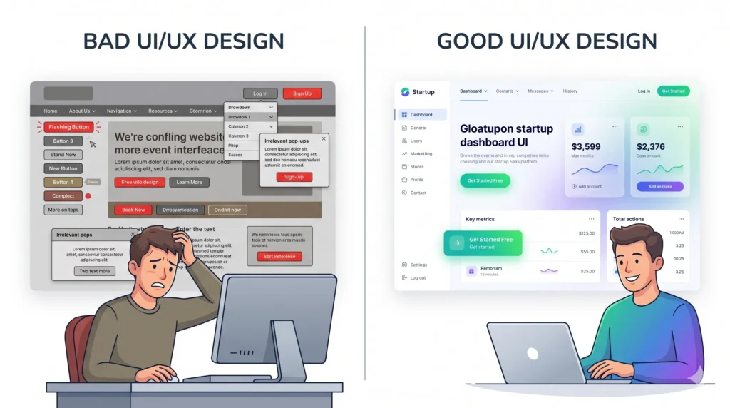 UI UX designer in Nagpur improving website conversion